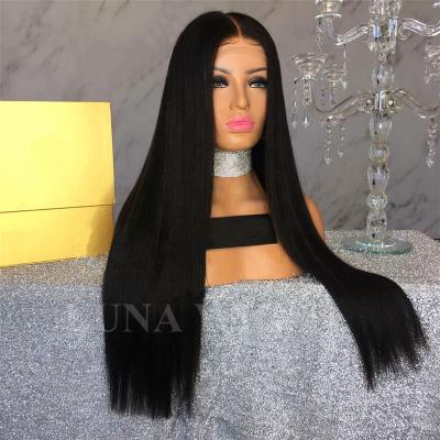 China 2years Long Lasting Straight Hair 360 Lace Frontal Wig Cheap Wholesale 360 Lace Front Wigs Brazilian Virgin Hair Wigs 180Density for sale