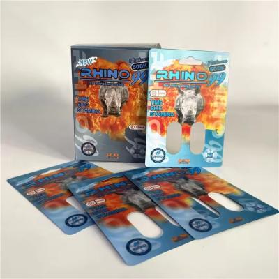 China Customized Rhino Glossy Paper Card with Tear Resistance and Recyclable Feature for sale