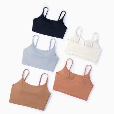 China Breathable 1pc Acting High Intensity Bra Women Sexy Yoga Bra Fitness Sports Bra Crop Top Independent Chest Pad Quantity Basketball for sale