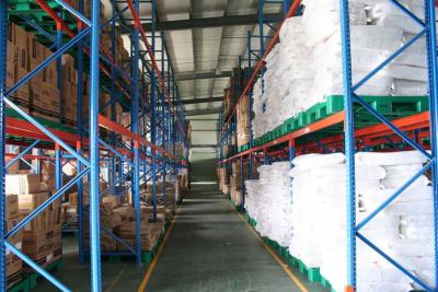 Chine Défilement ligne par ligne en acier laminé à froid conventionnel de palette de stockage, supports industriels de stockage à vendre