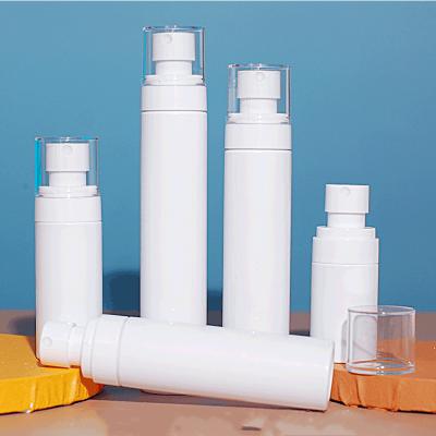 China BEAUTY PACKAGING 30ml 50ml 60ml 80ml 100ml PET Cream Lotion Bottle With Spray Pump Mist Spray Cosmetic Packaging for sale