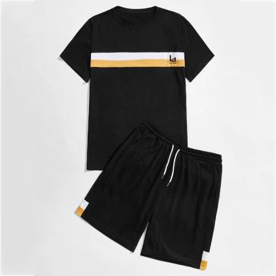 China Custom Made Short Sleeve Summer Breathable Tracksuit T-shirt and Short Pant Two Piece Sets for sale