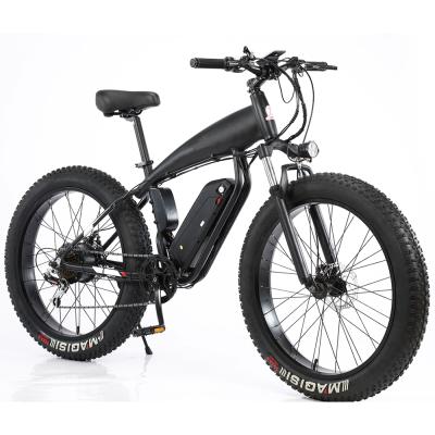 China Wholesale Factory Price Aluminum Alloy Electric Mountain Bike 26 Inch OEM Fat Tire Electric Bike With 24 Speed Cheap Electric Bicycle for sale