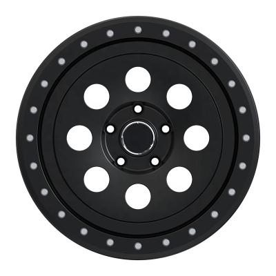 China GVICHN Brand Aluminum Forged Offroad Wheels Black Offroad SUV Custom Forged Aluminum Alloy 4x4 Wheel Rims for sale