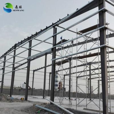 China Sandwich Panel Wall And Roof Steel Structure Workshop Customizable C-Section Or Z-Section Purlin for sale