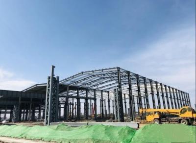 China Direct Supply Prefabricated Warehouse Steel Structure Frame dairy farm Building Supplies warehouse and office hall for sale