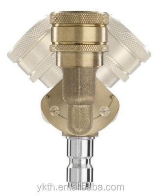 China Adjusts Three Different Angles 2021 Hot Selling High Pressure Cleaner Joint 1/4 Inch Quick Connect Swivel Coupler for sale