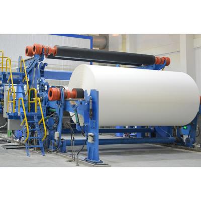 China Anti-Curl Factory Direct Price Wood Pulp White Copy For Exercise note book Jumbo Roll Paper for sale