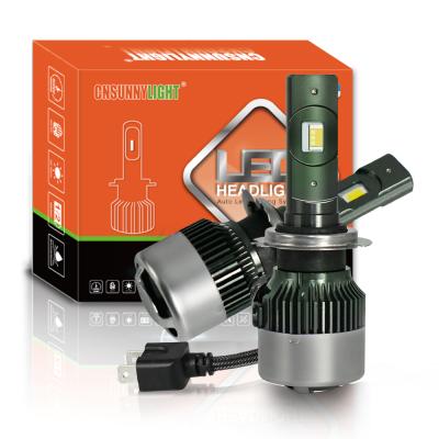 China 6000K 3000K 4300K H4 H11 9005 Dual Color LED Headlight And Fog Light Car Headlight Bulbs Fog Lights 9006 H7 H1 H3 Replace Lighting Accessories for sale