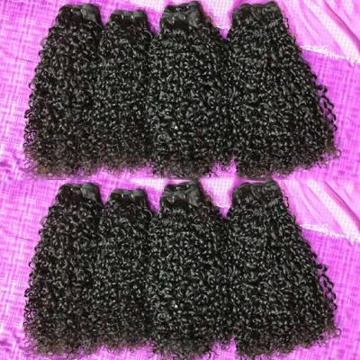 China Full Tip Double Drawn Weave Hair Extensions Pixie Wig Magic Curl Custom for sale