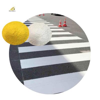 China Reflective Thermoplastic Road Marking Paint With 20% Glass Beads For Pavement Marking for sale