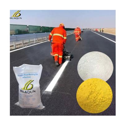China Afrika beliebt Hochreflexive Straßennummer Verkehrsmarkierung Thermoplastfarbe zu verkaufen