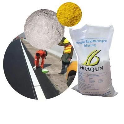 China Langlebig reflektierende Markierungslinie Farbe Straßenverkehrsbelag Thermoplastfarbe zu verkaufen