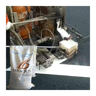 China Price for jt/t280-2004 cas reflective long lasting HUAQUN marking paint/thermoplastic paint China factory for sale