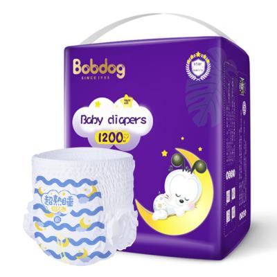 China OEM Wholesale Good Wholesale Disposable Baby Diaper Cotton Absorption 1200ml Smooth Breathable Magical Cheap Diapers for sale