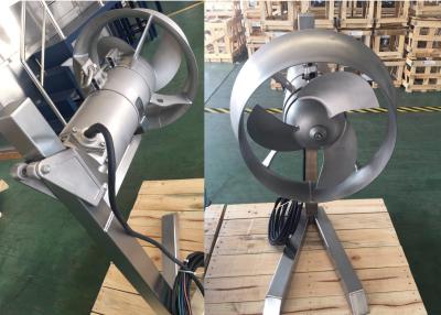 China Submerged industrial mixer with SUS316 propeller material for equalization tank use for sale