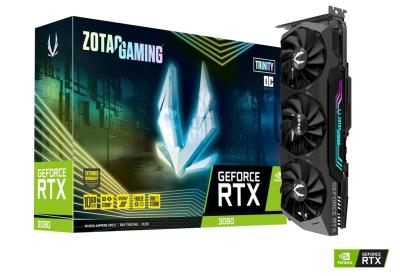 China Zotacgokken Geforce Rtx 3080 Drievuldigheidsoc LHR 10GB GDDR6X Grafiekkaarten Te koop