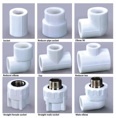 China PPR Pipe Fitting And Tool For PPP-R Pipe/Random Copolymerized Polypropylene for sale