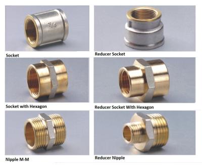China Threaded Fitting Copper Fitting Pipe Fitting, Brass Fitting, Threaded Connect, for sale