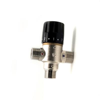 China Solar System Shower Mixing Valves,3 Way Thermostatic Mixing Valve Thermostatic Shower Mixer Valve for sale
