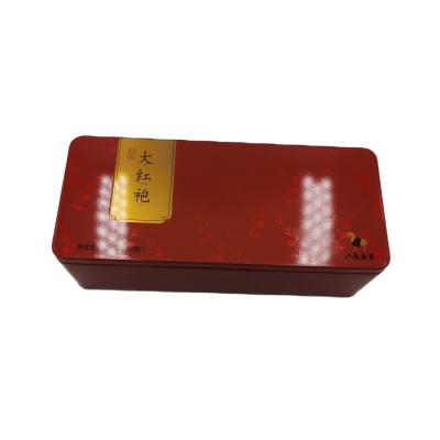 China Custom Empty Chinese Metal Food Tea Box Food Tin Can for sale