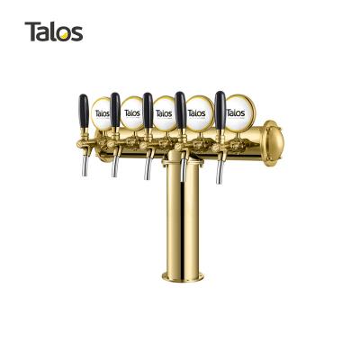 China TALOS T 5 Tower Stainless Steel Tap Tower 85mm Beer Equipment Draft Beer Dispensing Tower (PVD) 1045505-37 for sale