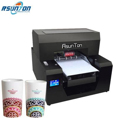 China A3 Small Printing Machine Cup Cylinder Phone Case Printing Mini Inkjet Flatbed UV Printer en venta