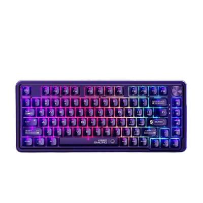 China Play Games Top selling Machenike K500F RGB Gaming Mechanical Wired Keyboard 81Keys Gaming Wired Keyboard for sale