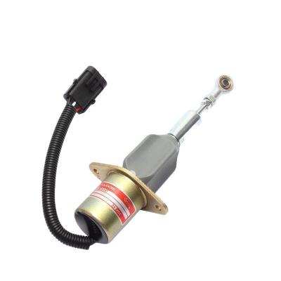 China Building Material Shops 24V Diesel Excavator Solenoid R210LC-7 Stop Solenoid Valve 3928161 For HYUNDAI Excavator for sale