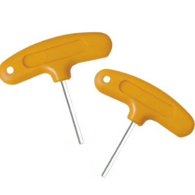 China Chrome Vanadium Steel T-Handle allen wrench Inner Hexagon Wrench Spanner Hand Tool hex keys 3/4/5/6/8mm for sale