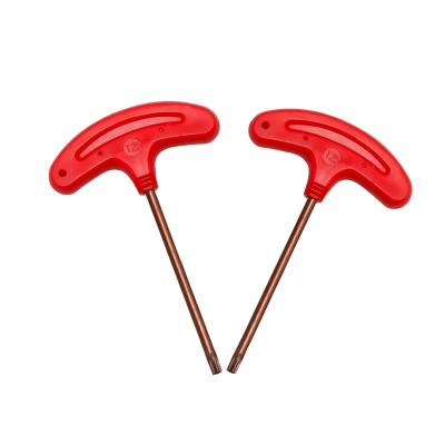 China High-Quality T type torx wrench Plastic Handle Star Key For removing screws T6 T7 T8 T9 T10 T15 T20 T25 T30 for sale