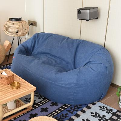 China Sofa Bed No filling Faux Fur Plush Soft Giant Bean Bags Chairs Sofa Huge bean bag Bed Cover Large For Living Room for sale