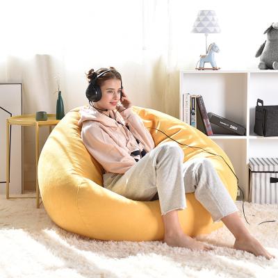 China Sofa Bed Pure White Stone Pattern Giant Adult Living Room Bean Bag Chair Filling Beads indoor sofa set garden furniture for sale