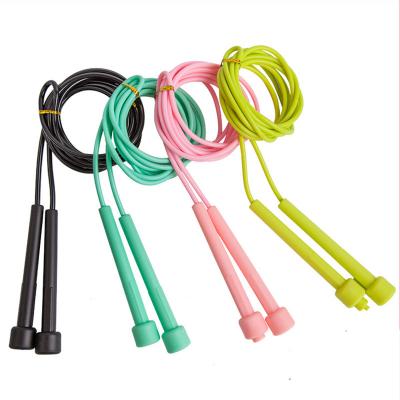 China Wholesale PVC PVC Rope And Plastic Handles Designed Weighted Rope Gym Speed Fitness Jump Rope for sale