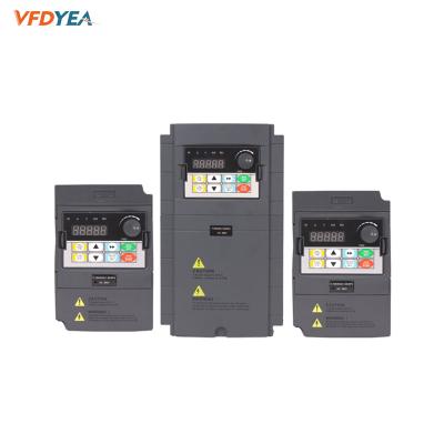 China Professional Heavy Load 380v Input 5.5kw 7.5hp Vfd Three Phase Variable Frequency Inverter For Full Load Motor 215 120 154mm for sale