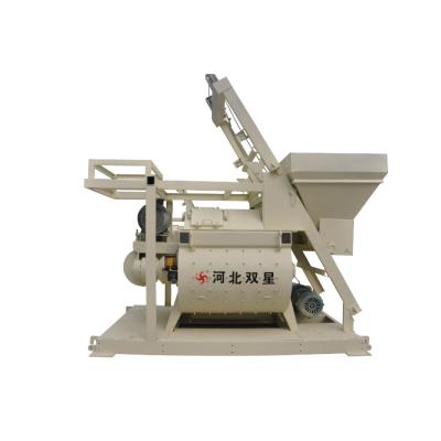 China Construction works JS1500 Twin Shaft Concrete Mixer Large Size Mixer Aggregate 60/80 for sale