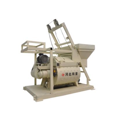 China Construction works 25m3/h JS500 Double Shaft Concrete Mixer For Sale In Bangladesh for sale