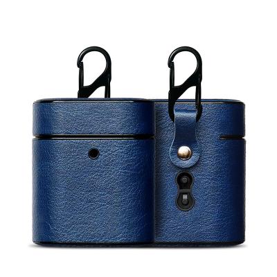 China Amazon Europe Shockproof Hot Leather Earphone Case Cover Luxury Leather Case For Airpods for sale