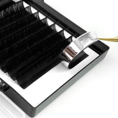 China Natural Long Private Label Classic Lashes Silk Faux Mink False Synthetic Individual Eyelash Extension OEM for sale