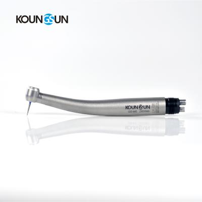 China KOUNGSUNLED regional dental. Portable Titanium Alloy Body Push Button Dental Ti Color High Speed Air Turbine Handpiece for sale