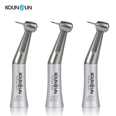 China Dental Regional High Quality 1:1 Push Button Water Jet Compatible With Dental Handpiece External Angle Low Speed Counter Ball Bearing FX25 for sale
