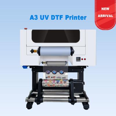 Κίνα A3 UV DTF εκτυπωτής Ετικέτα εκτύπωση 30CM Roll to Roll UV DTF εκτυπωτής με στρώση για αυτοκόλλητο προς πώληση