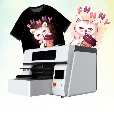 中国 High Speed DTG Printer With EPSON I1600*2 Print Head And CMYK White Ink Color 販売のため