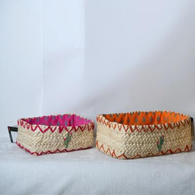 China 2022 NATIONAL hot-selling storage basket home deco laundry straw baskets for sale