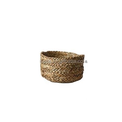 China 2022 SS 18 Very Good Sustainable Fashion Straw Basket And Storage Basket For Home Decoration for sale