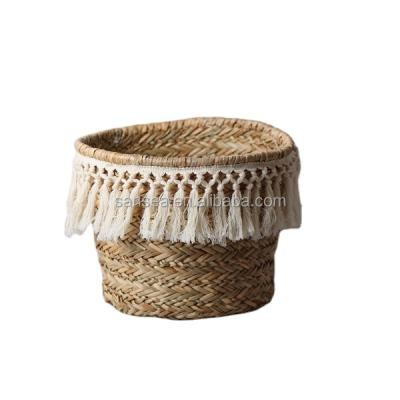 China Very Good Storage Basket SS 12 Fashion Straw Basket And Storage Basket For Home Decoration for sale