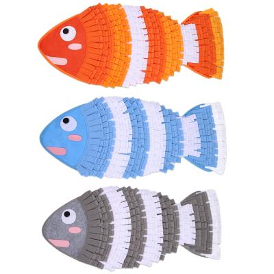 China Hand Wash 2021 Dog Mat Snuffle Washable Portable Feeding Large Dog Slow Eat Anti Slip Training Smell Sniff Mat for sale