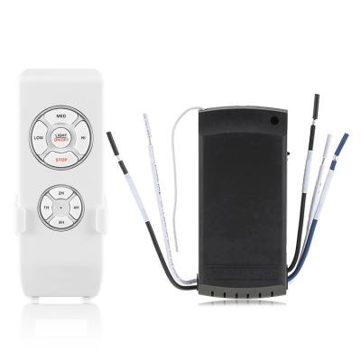 China 110-220V LED Indicator Light Timing Fan Universal Lamp Control Switch Wind Speed Transmitter Receiver Ceiling Wireless Adjusted Remote Control Kit for sale