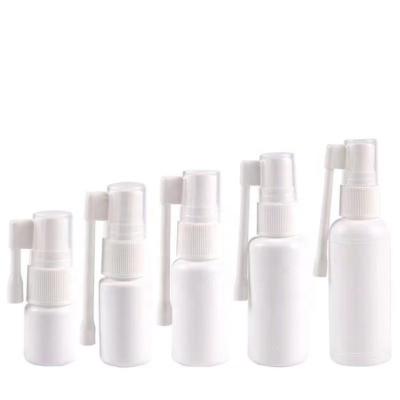 China Skin Care Personal Packing Best Quality Long Short Throat Spray Mouth Nasal Spray Inhaler Bottle With Spout For Medicine for sale