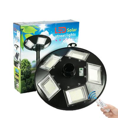 China Motion Sensor 5 Eyes UFO Motion Sensor 250w Outdoor Solar Led Garden Light Outdoors With Remote Control for sale